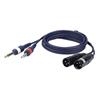 CAVO JACK DAP AUDIO FL44150 DA 2 x Jack 6,3 mm - A 2 XLR/M 3PIN  LUNGHEZZA 1,5 mt 